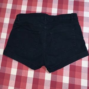 Black Shorts Size 6
